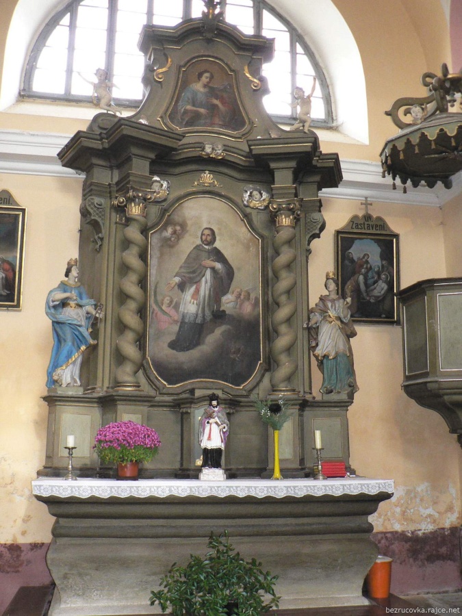 Němčice_P_část obce Předslav,u Klatov,kostel Nanebevzetí Panny Marie