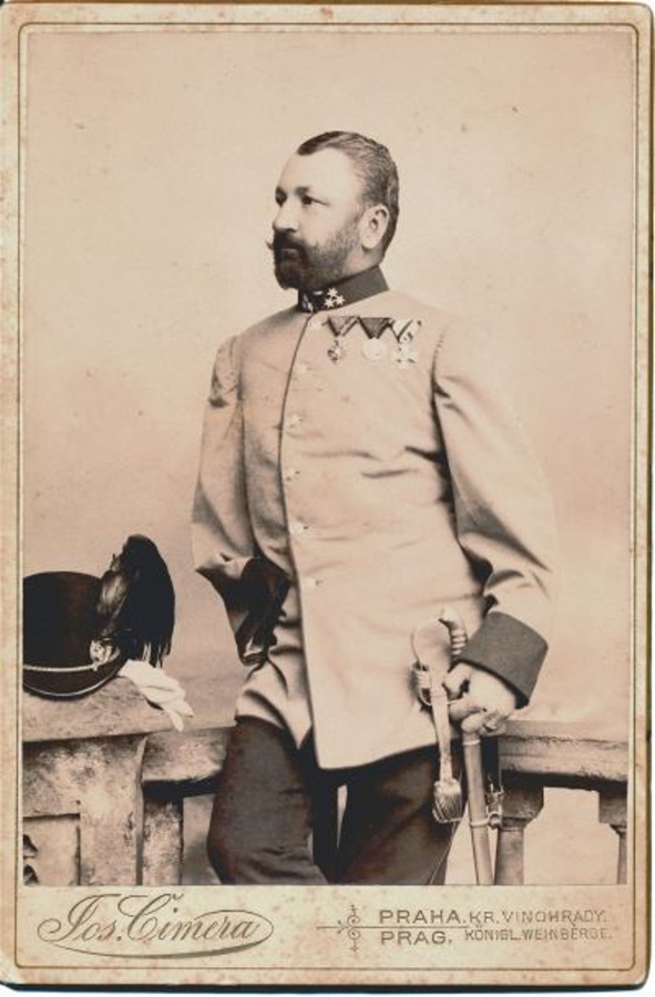 Jan Nepomuk Steinsky_1848-1922_major rakouské armády_zvaný Otec válečných hrobů