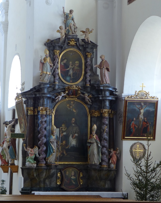 Dačice_C_oltář,v kostele sv.Antonína Paduánského