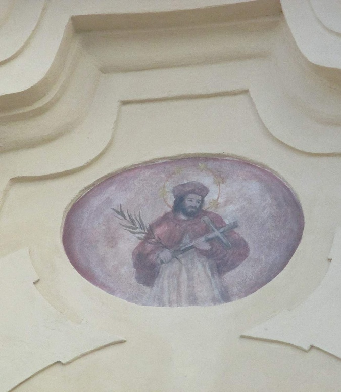 Starý Kolín_S_obraz na kapličce kostela sv.Ondřeje